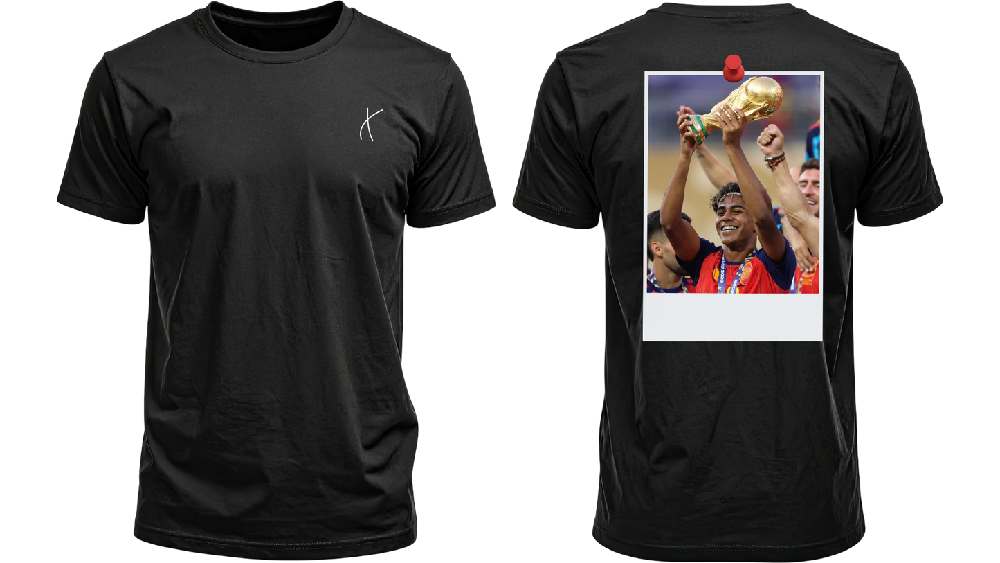 Playera Lamine "CAMPEONES DEL MUNDO 2026"