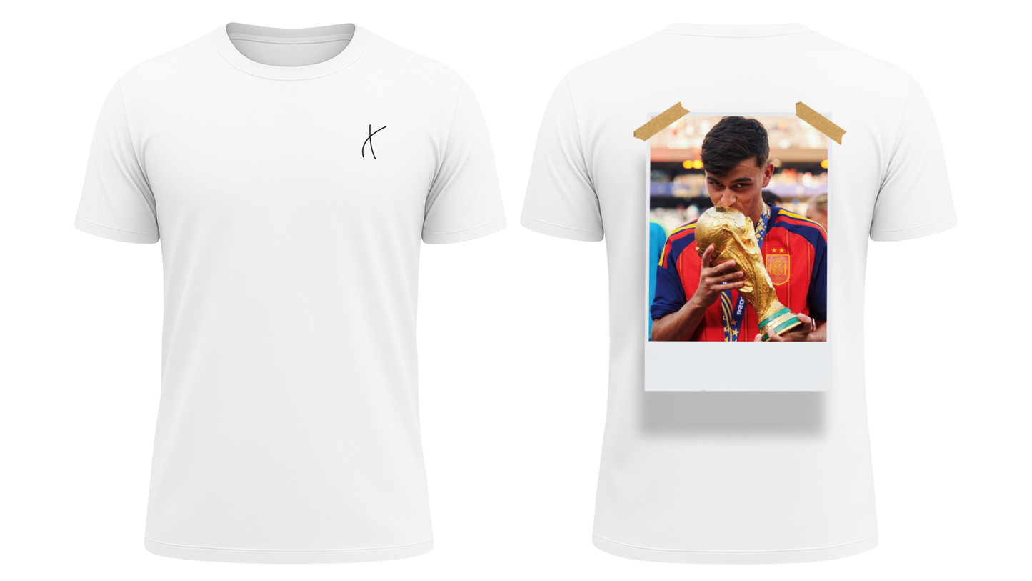 Playera Pedri "CAMPEONES DEL MUNDO 2026"