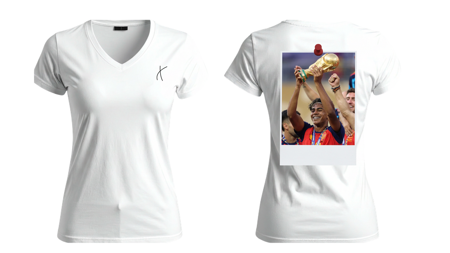 Playera Lamine "CAMPEONES DEL MUNDO 2026"