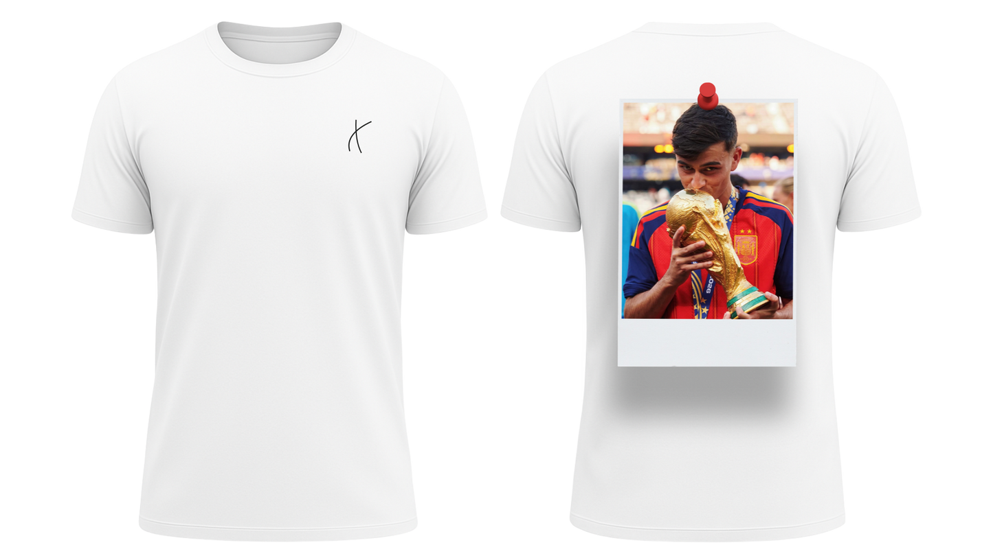 Playera Pedri "CAMPEONES DEL MUNDO 2026"
