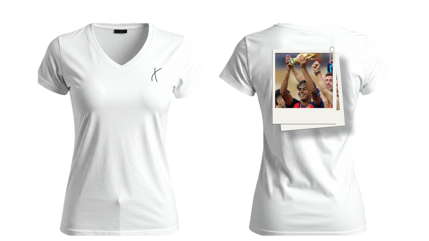 Playera Lamine "CAMPEONES DEL MUNDO 2026"