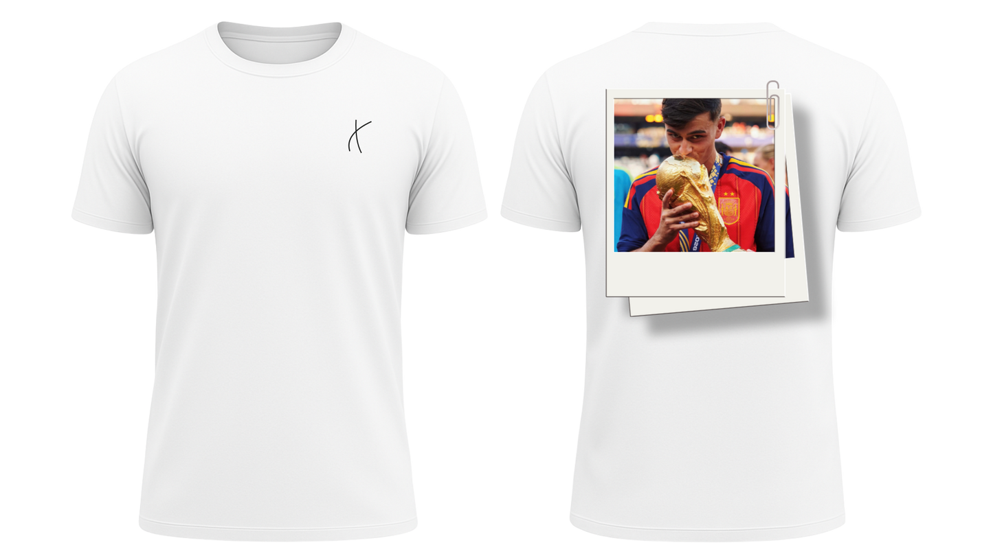 Playera Pedri "CAMPEONES DEL MUNDO 2026"